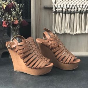Strappy Wedges